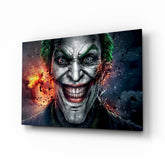 Joker Glass Wall Art.